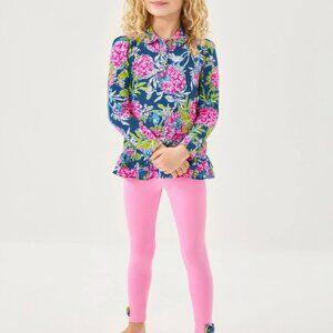 The "Dahlia Licious" Girls Penelope Tunic & Legging Set by Lilly Pulitzer